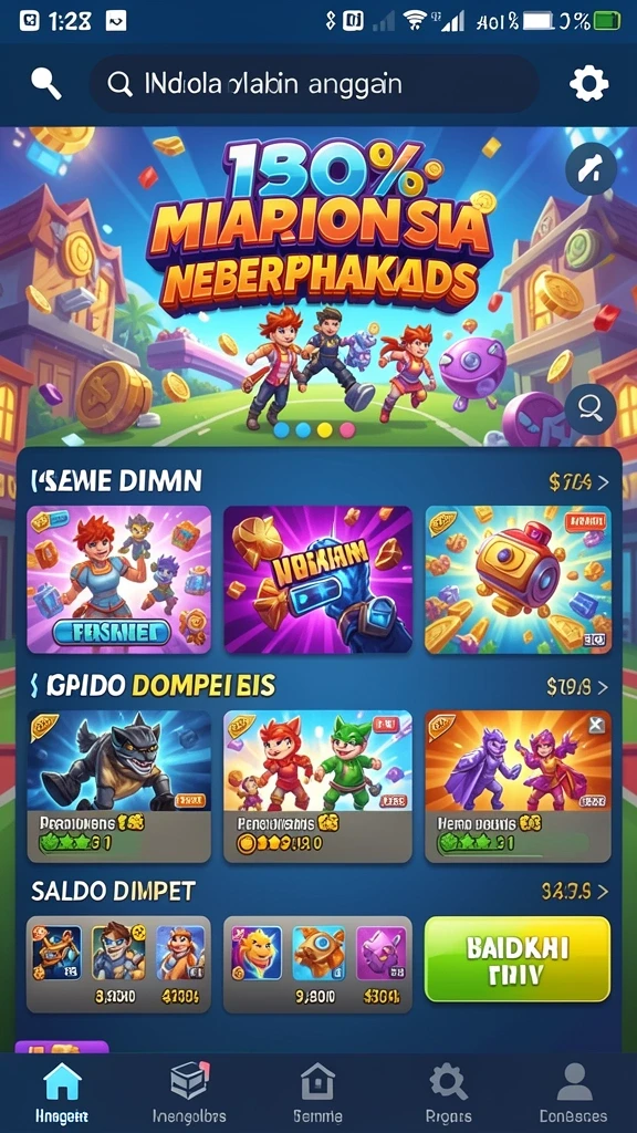 Karakter unik dengan kemampuan berbeda-beda.
