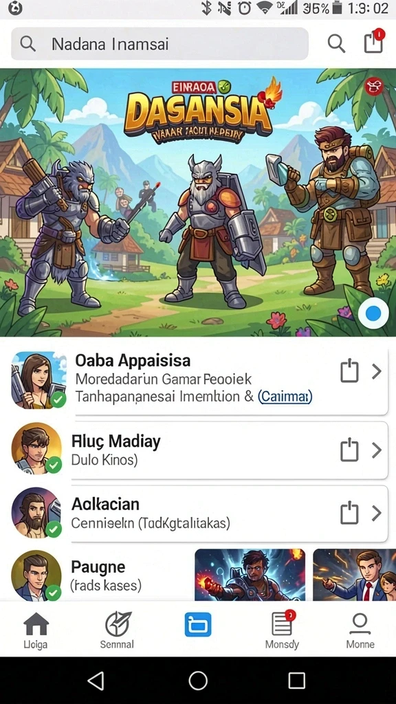 Tangkapan layar dari tabel permainan poker yang menantang.