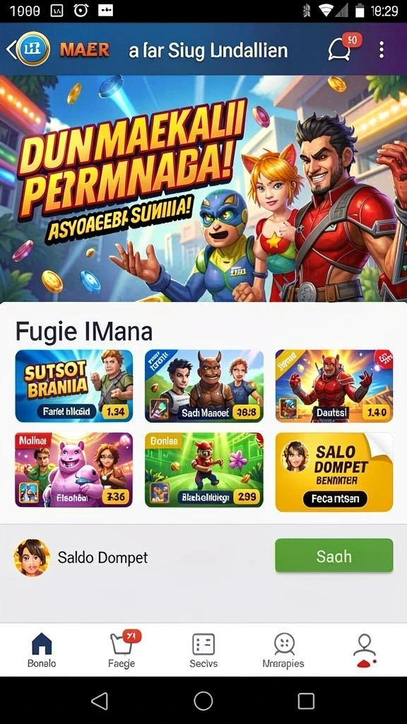 Tampilan antarmuka yang menarik dan mudah digunakan.