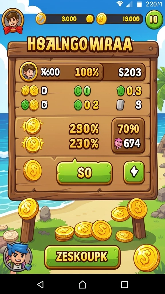 Tangkapan layar ketiga memperlihatkan lingkungan indah dalam game.