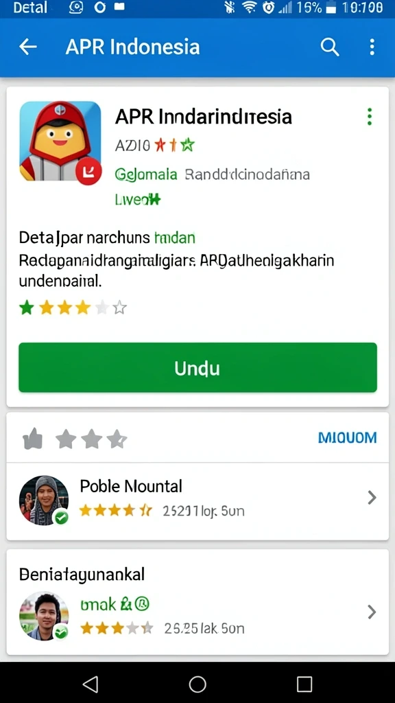 Tampilan awal permainan dengan grafik menawan.