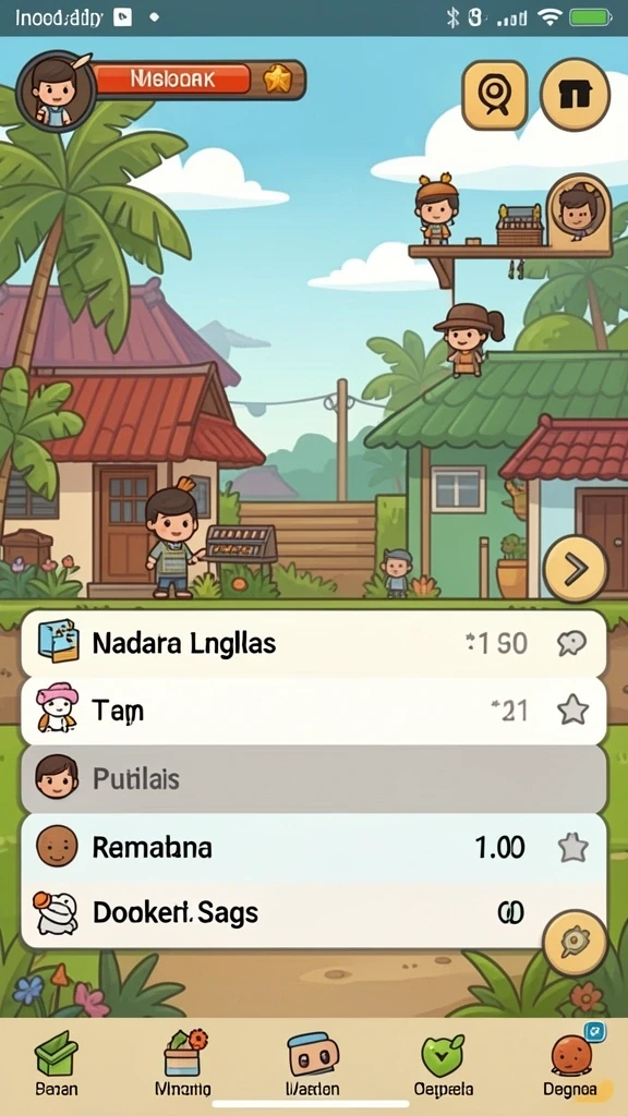 Tampilan antarmuka pengguna yang menarik dan modern.