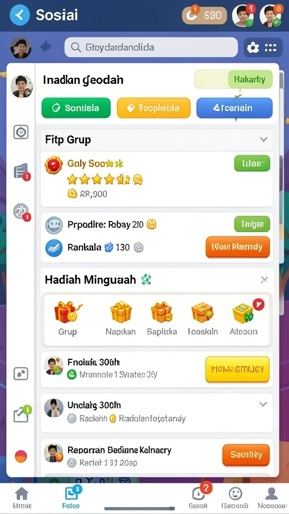 Beragam pilihan permainan untuk semua kalangan.