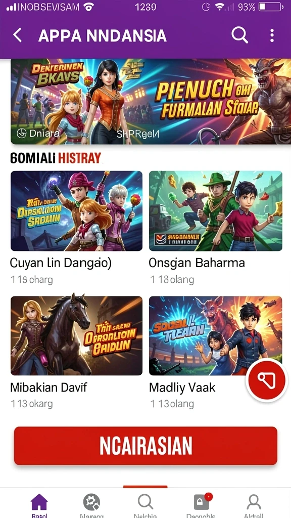 Tampilan antarmuka yang menarik dan mudah dipahami.