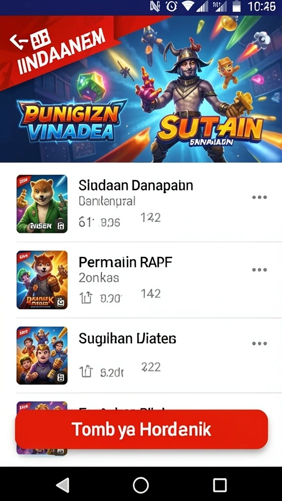Momen petualangan di hutan lebat.