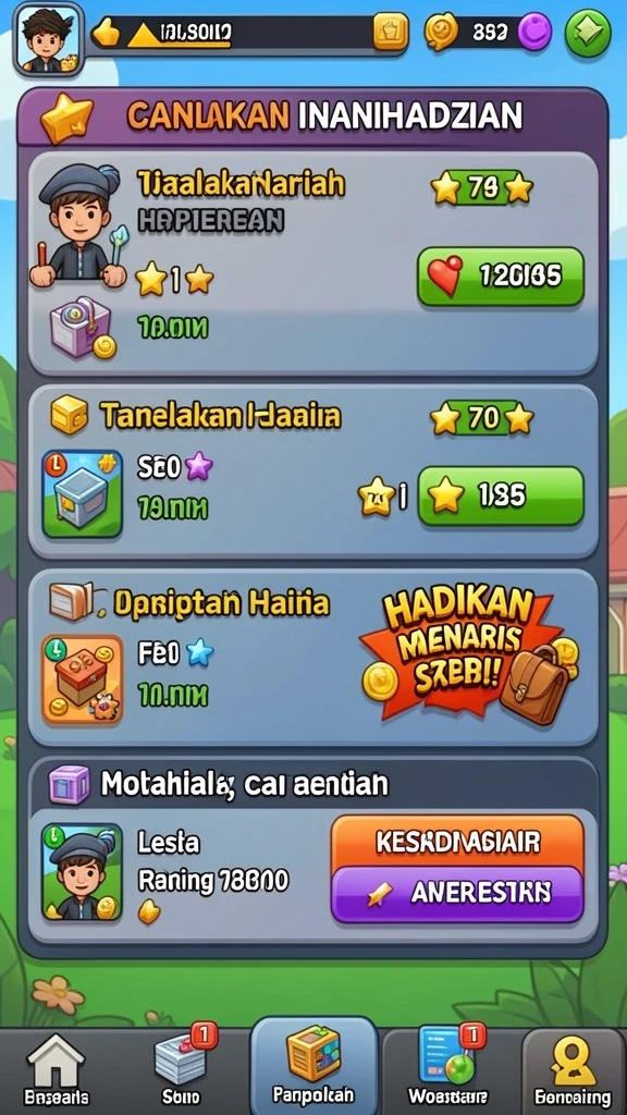 Tangkapan layar menu pemilihan karakter di DOTA88.