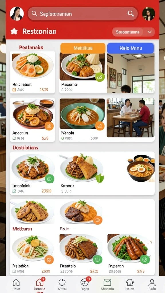 Tampilan antarmuka yang intuitif dan user-friendly.