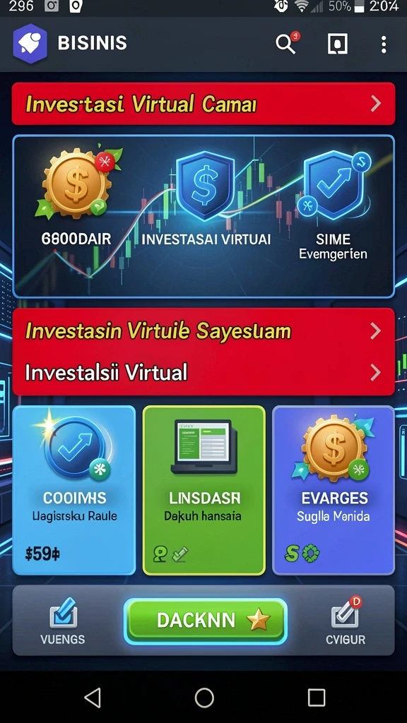 Antarmuka aplikasi GOJEKVIP yang modern dan user-friendly.