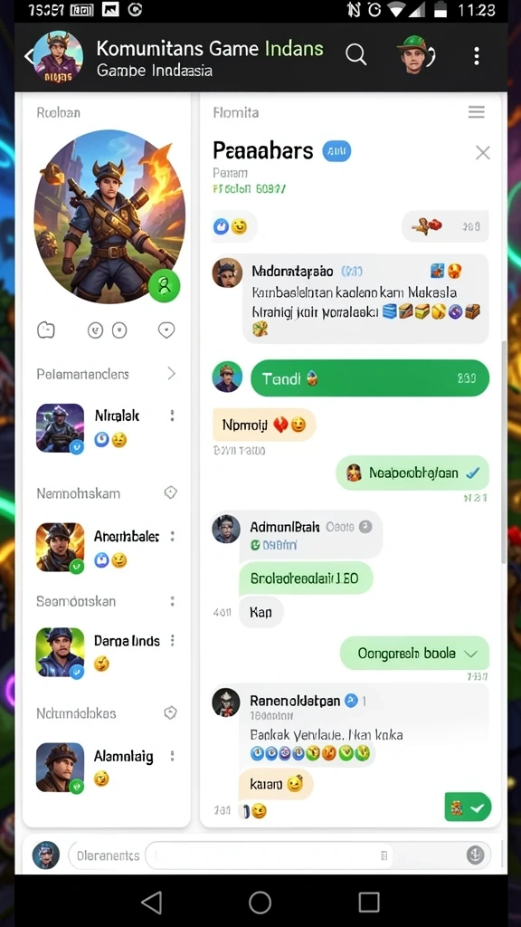 Tampilan antarmuka pengguna yang intuitif dan menarik.