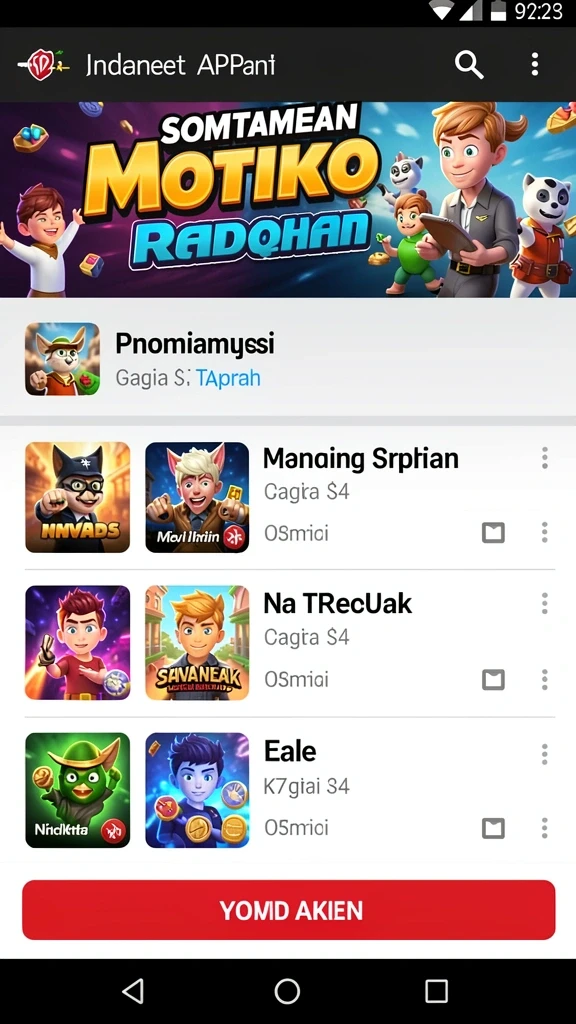 Salah satu level yang menantang dalam permainan.