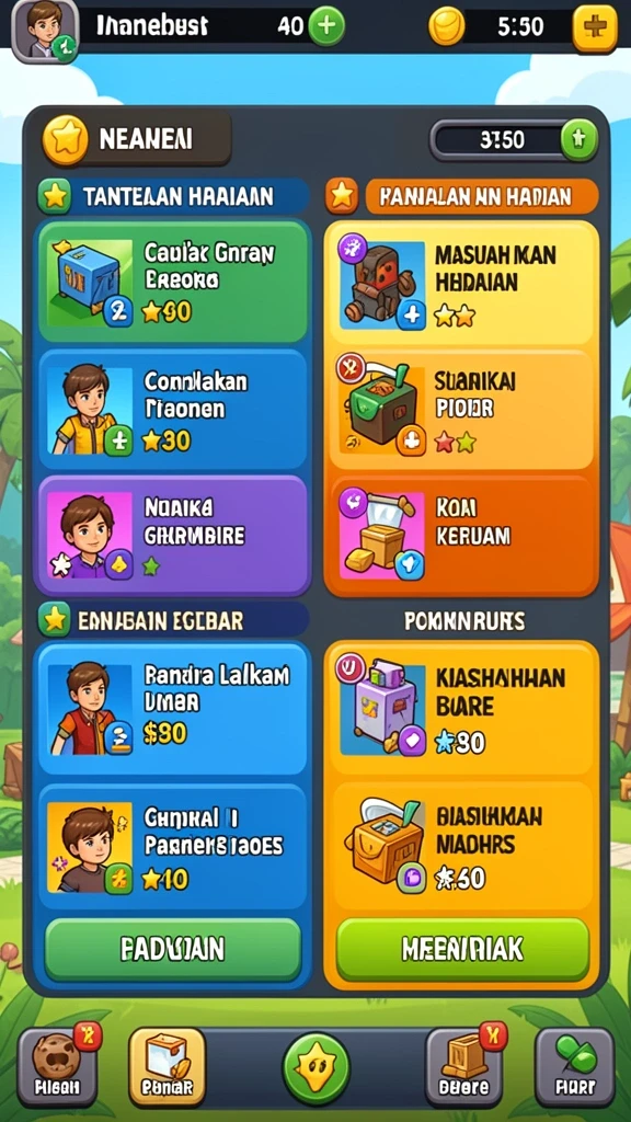 Tampilan antarmuka JUTA7 yang menarik dan mudah digunakan.