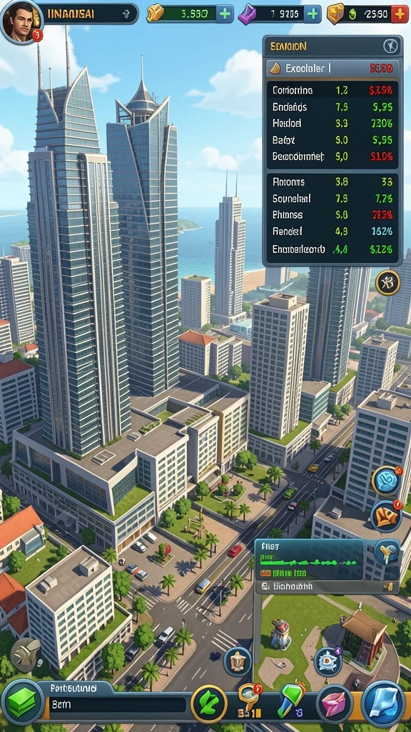 Tampilan gameplay yang memukau dan penuh warna.
