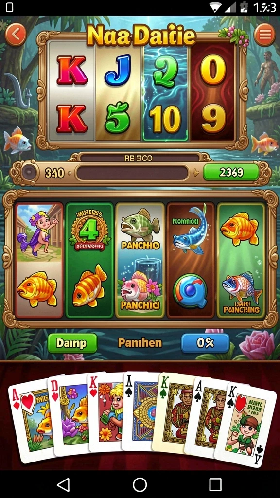 Tampilan awal game KM777 yang mengesankan.