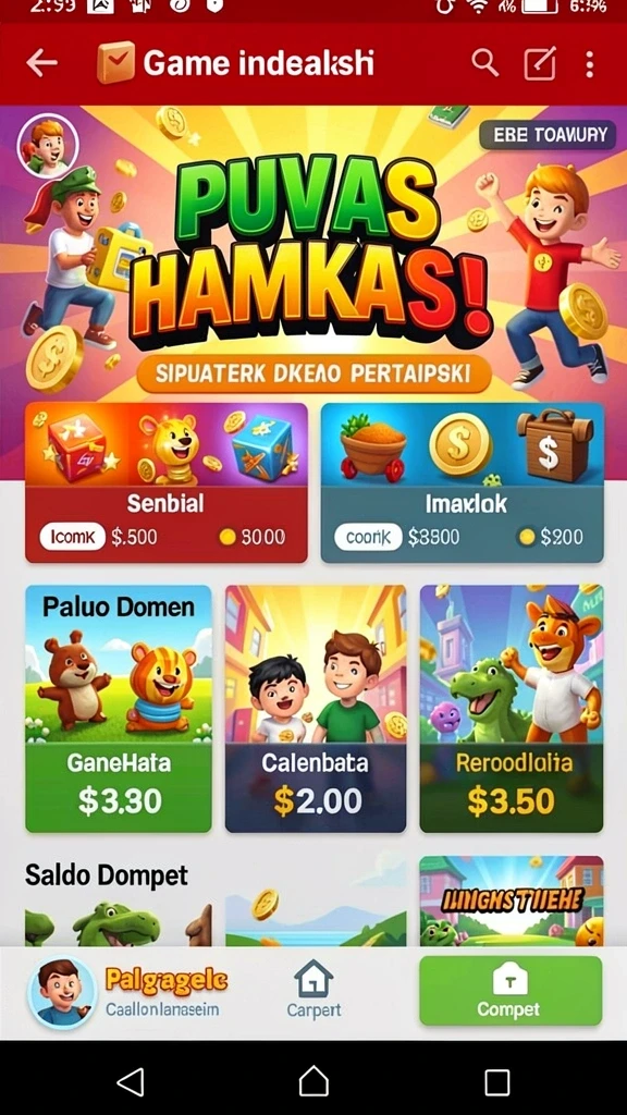 Tangkapan layar dari level menantang dalam MPO08.