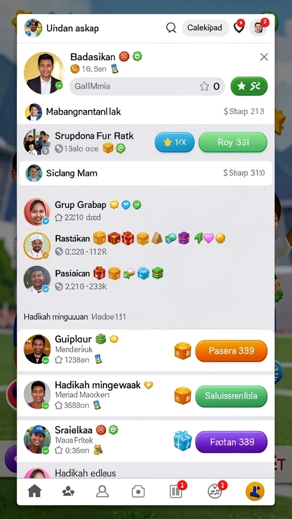 Tampilan antarmuka yang intuitif dan user-friendly.
