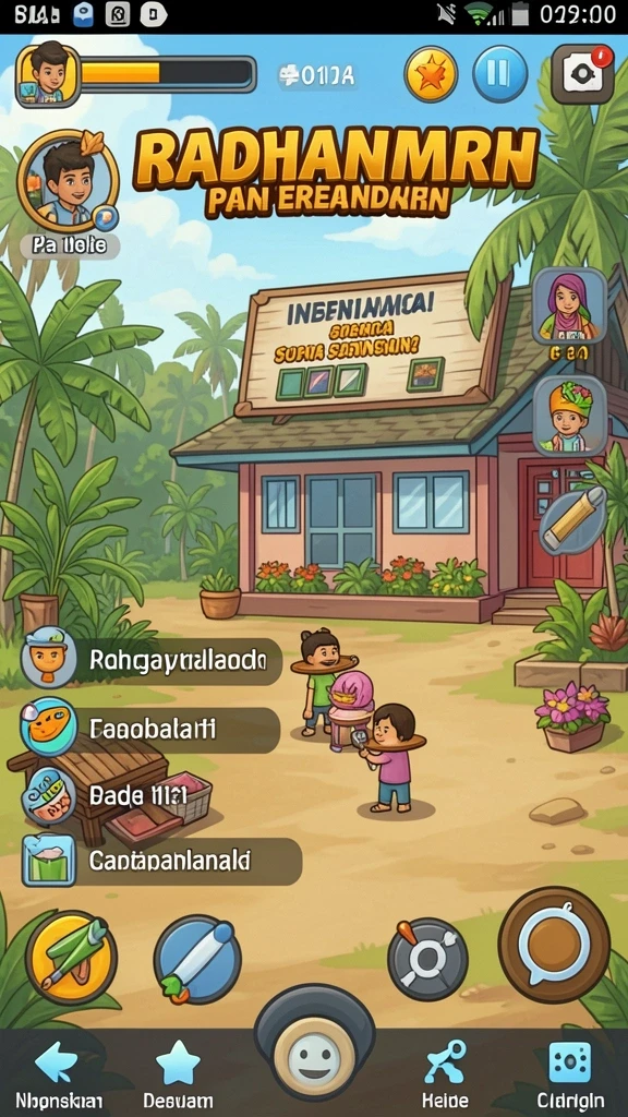 Karakter-karakter unik yang bisa dipilih dalam game.