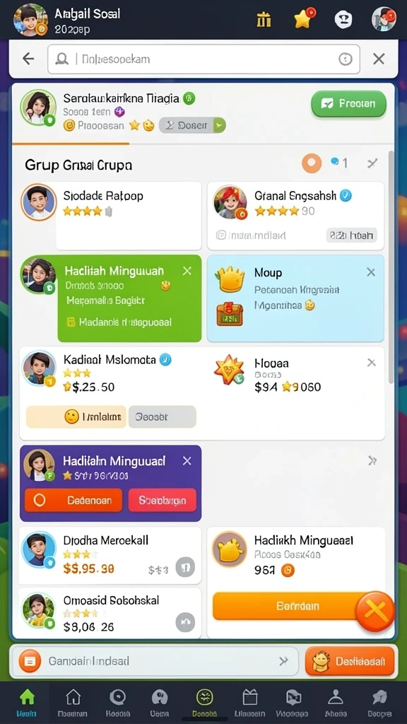 Aksi pertempuran seru melawan musuh yang menantang.