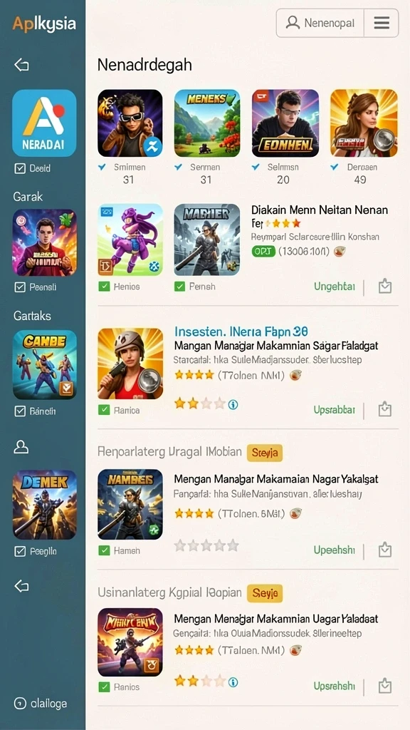 Tampilan utama SARANG777 yang menarik.