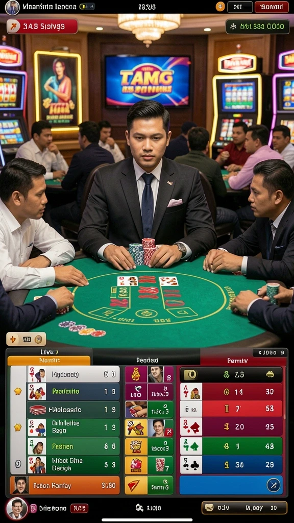 Karakter utama dengan kostum unik.