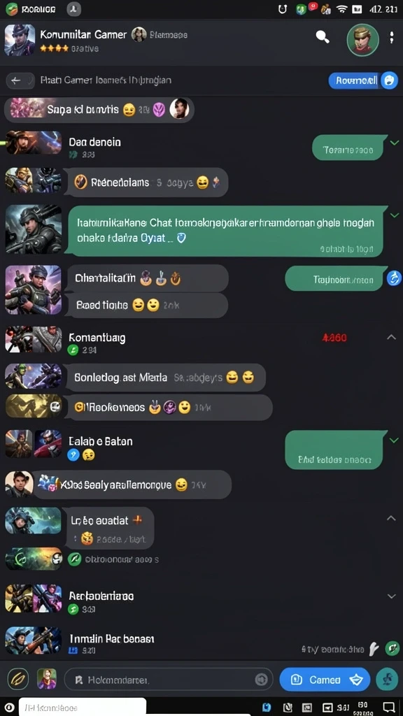 Tampilan awal permainan yang menarik dan mudah dipahami.