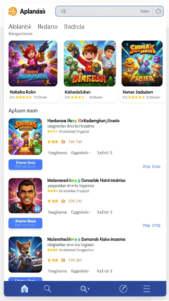 Tampilan antarmuka yang user-friendly dan menarik.