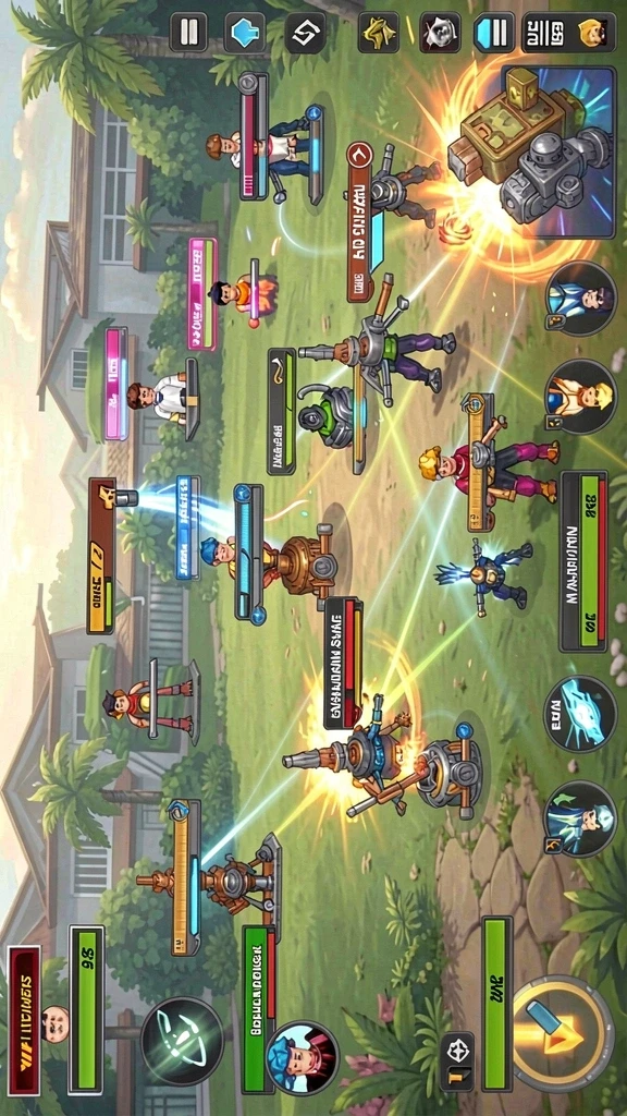 Pemain bersaing dalam mode multiplayer yang seru.